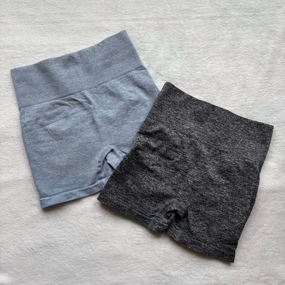 Women's Gray & Grey Gym Shorts